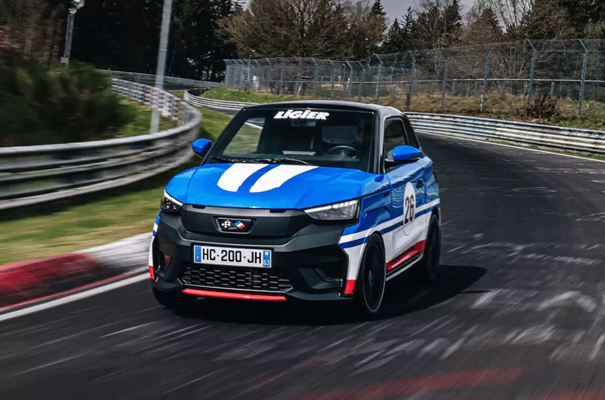 �������� Ligier ���ƴ���Ŧ������������¼������΢��ȡ�� 28 �� 25.8 ��Ȧ��