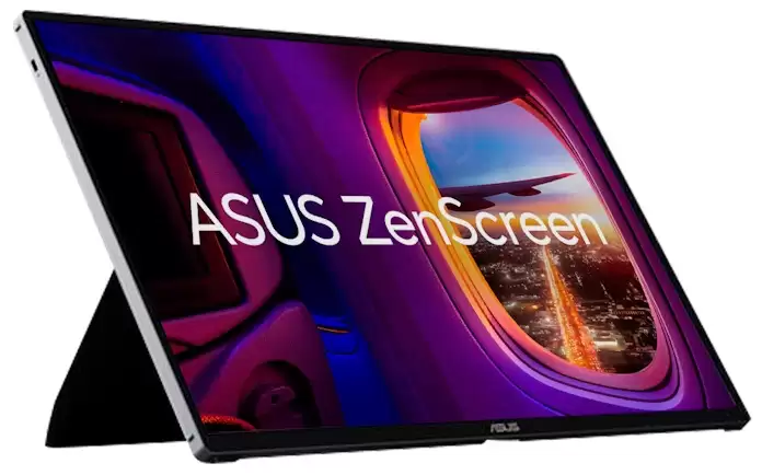 ��˶�Ƴ�˫����Я��ʾ����Ʒ ZenScreen Duo MB14FCD