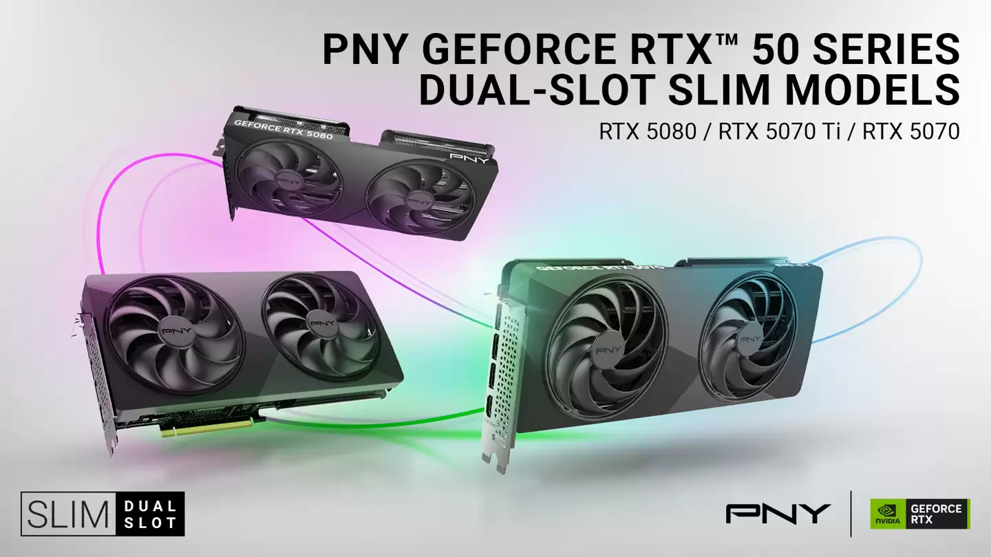 ˫����˫�ۣ�PNY �Ƴ������� RTX 5080 / 5070 Ti / 5070 �Կ�