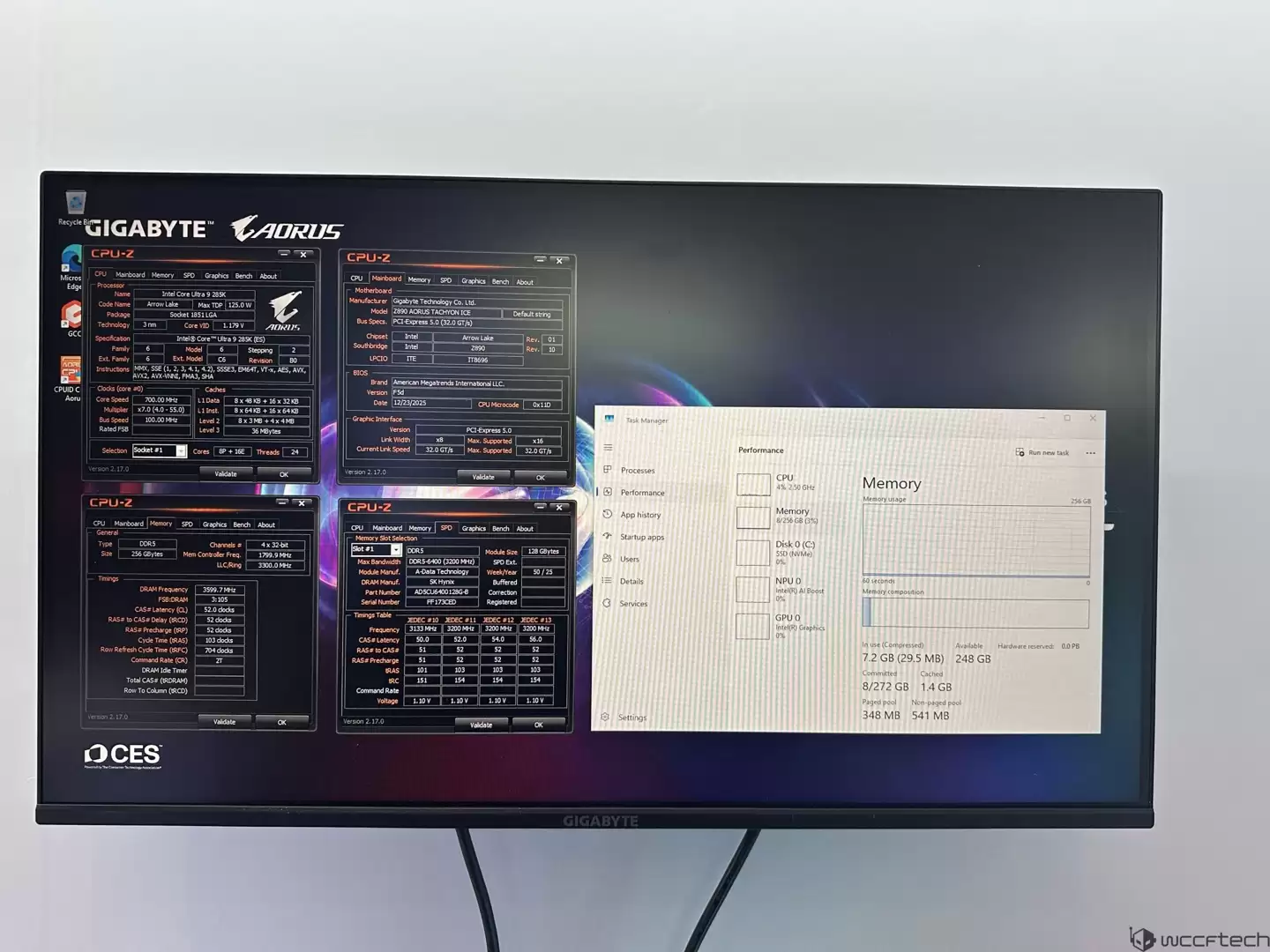 ����ȷ������ Z890 ����֧��Ӣ�ض� Arrow Lake Refresh ��������ͬʱչʾ 256 GB CQDIMM �ڴ�