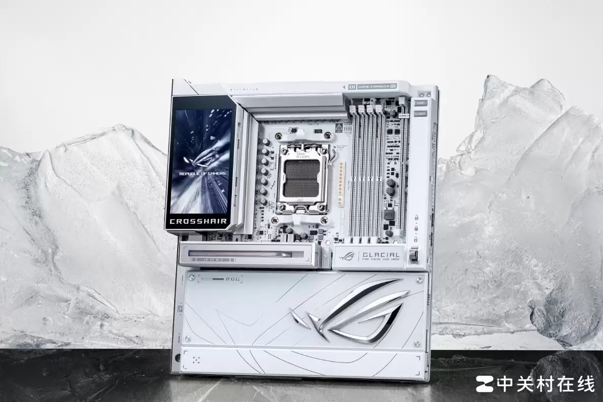 CES 2026����˶�Ƴ�ROG CROSSHAIR X870E GLACIAL����