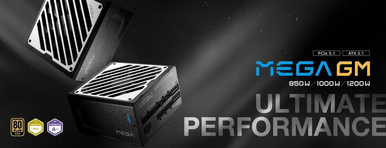 ȫ����ʽ�Ƴ� MEGA GM �콢���Ƶ�Դ��Cybenetics A++ ��������