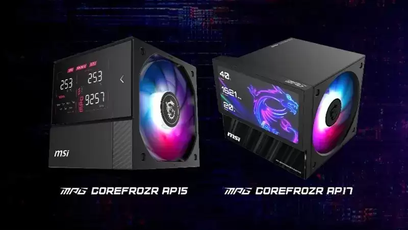 ΢��չʾ MPG CoreFrozr AP17 ˫������ɢ������6 Ӣ����Ļ�����¿���ʾ