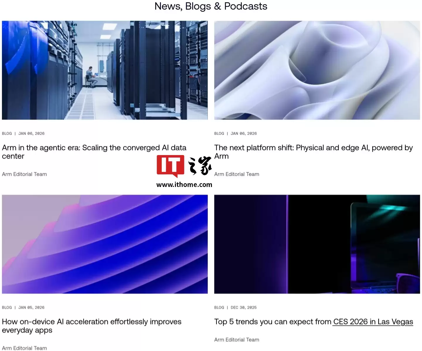 Arm �����ڲ���֯�ܹ����������� AI ҵ���ߣ����������������