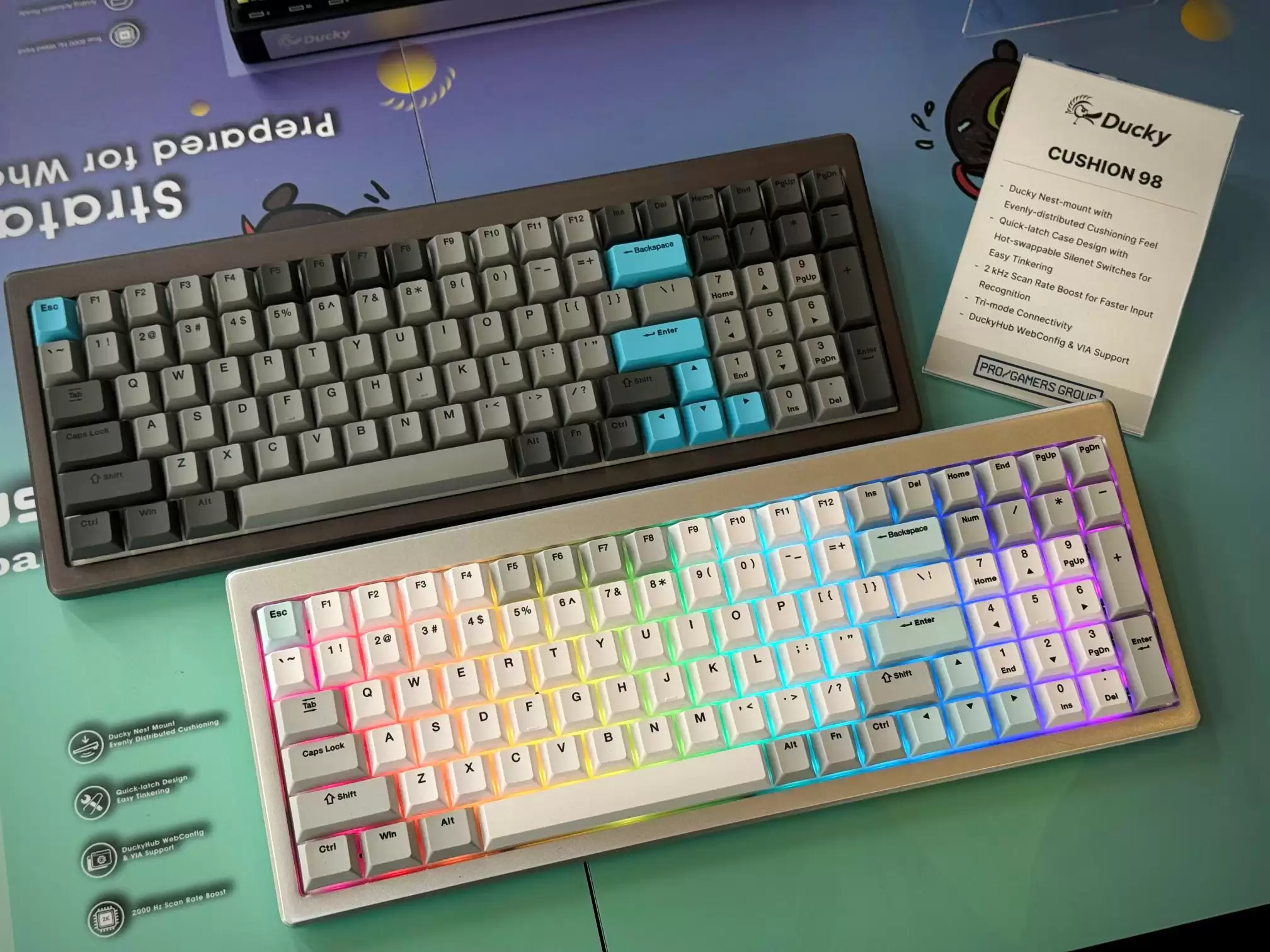 Ducky ����Ѽ CES 2026 չ��������Ʒ OK-M��Strata 98/75��CUSHION 98