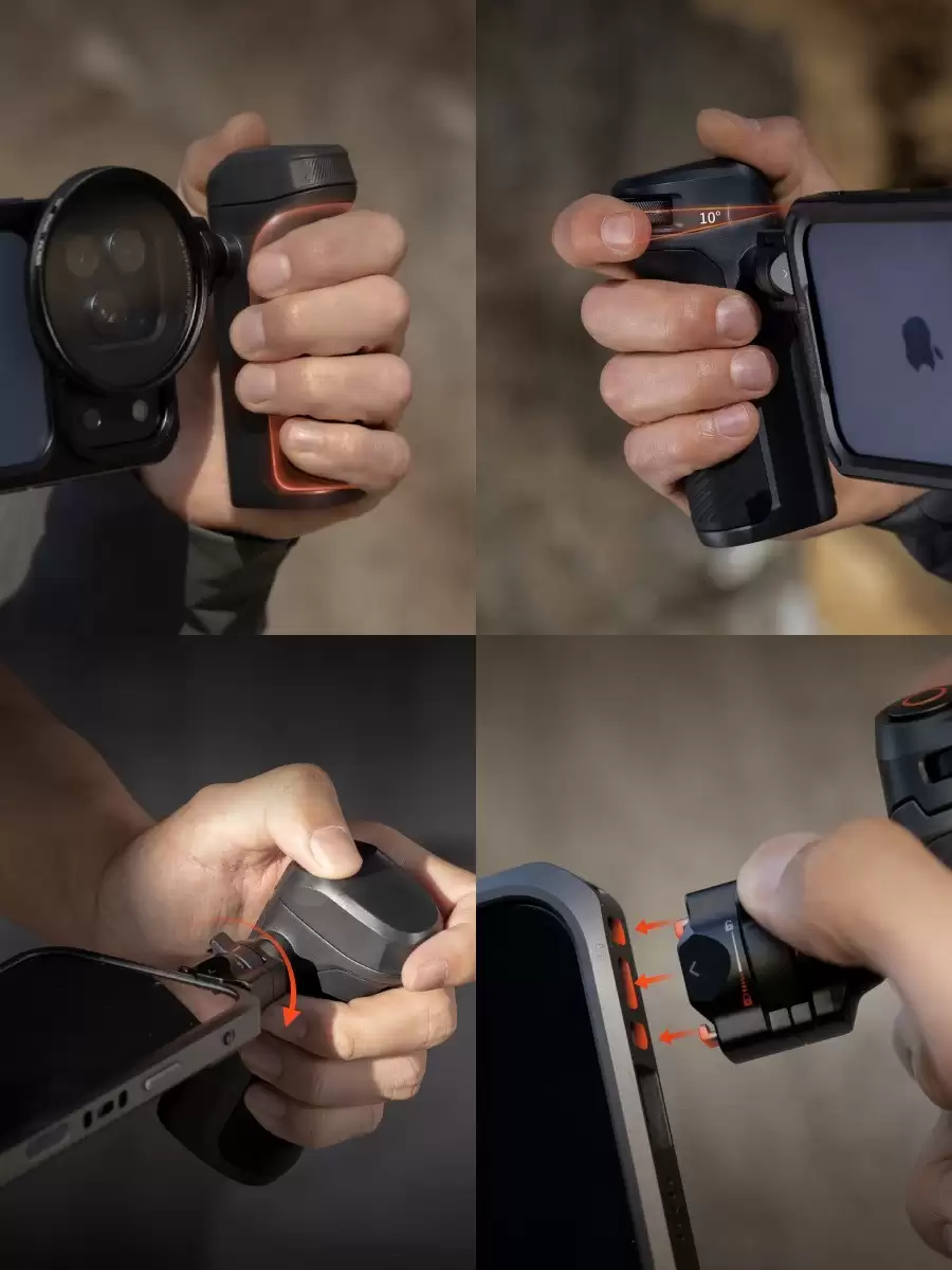 PGYTECHȫ�·���ProShot�ֻ�����ȫ����װ���ͷ��ƶ�Ӱ����Ǳ��