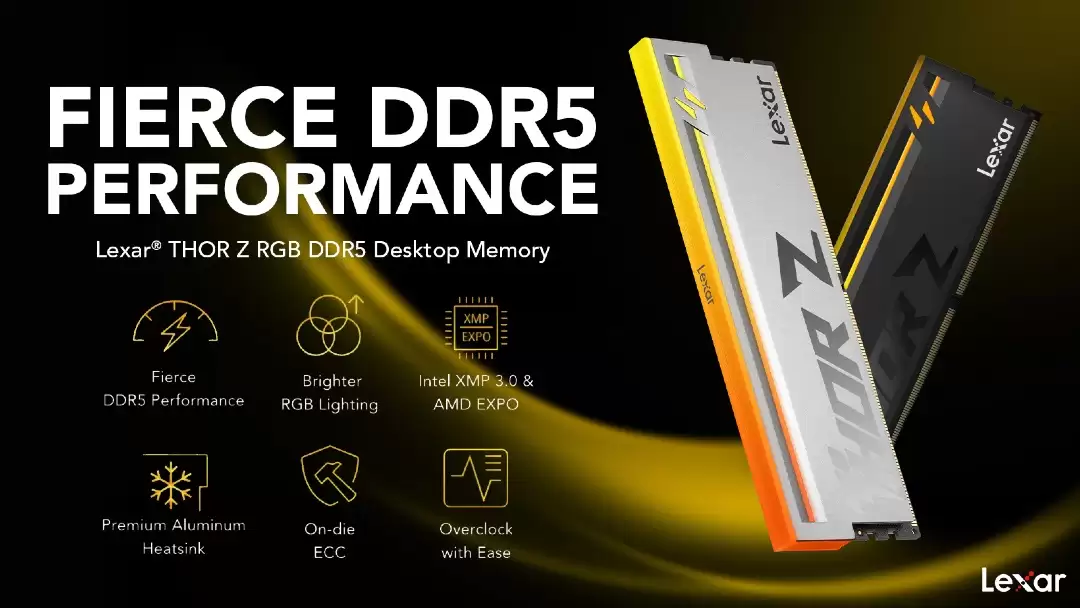 �׿�ɳ�Ƴ� 32GB THOR Z RGB �ڴ��׼���6000 MT/s