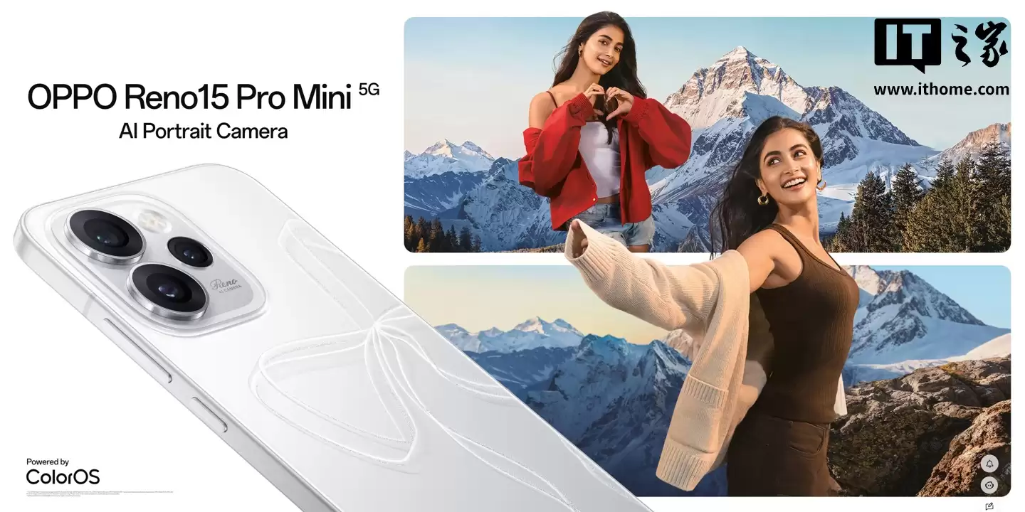 OPPO �Ƴ� Reno 15 Pro Mini �ֻ���2 ���������㣬���� 8450 оƬ