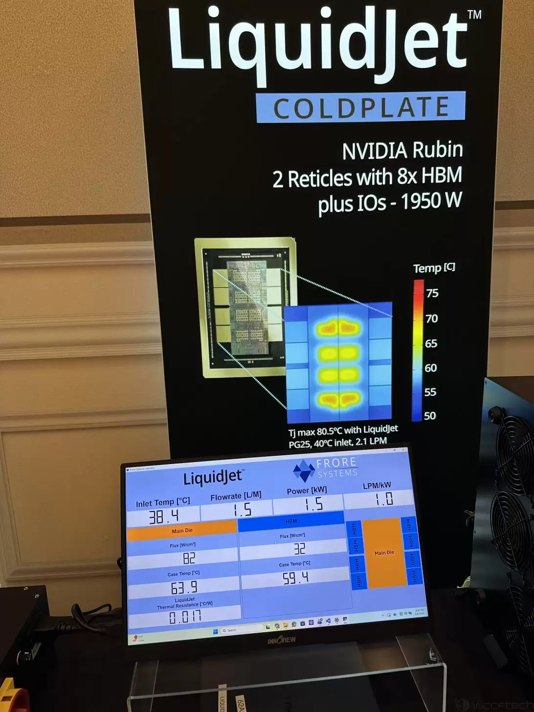 Frore չʾ LiquidJet ɢ�ȷ�����ΪӢΰ�� Rubin GPU ѹ�� 1950W ����