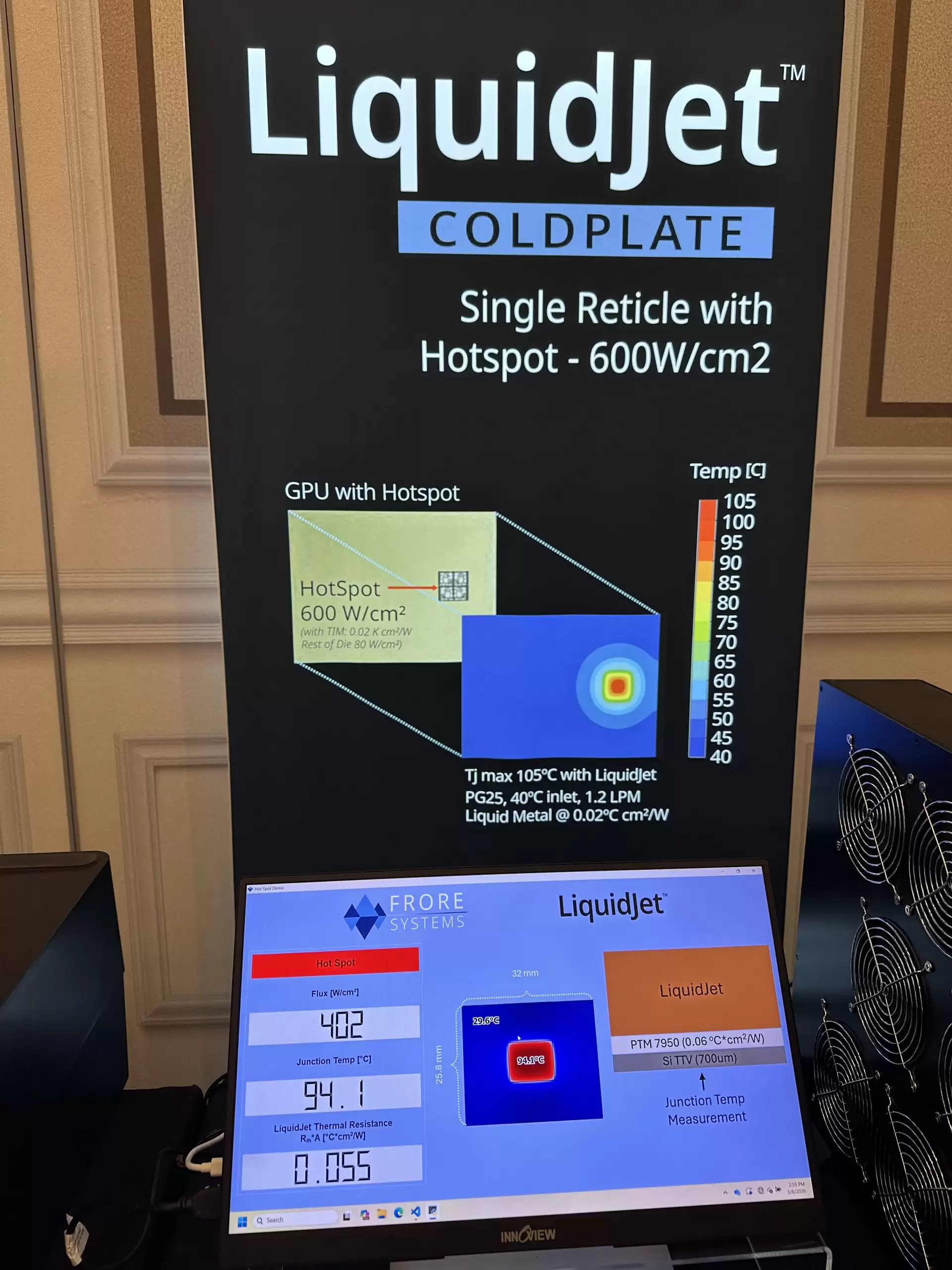 Frore չʾ LiquidJet ɢ�ȷ�����ΪӢΰ�� Rubin GPU ѹ�� 1950W ����