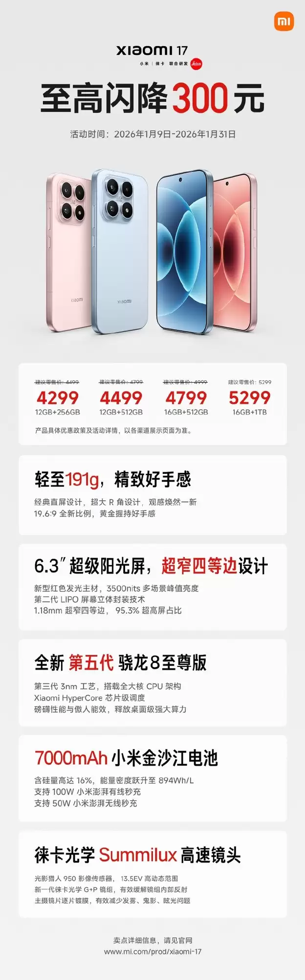 С��17��׼�������ֱ��300Ԫ 4299Ԫ����