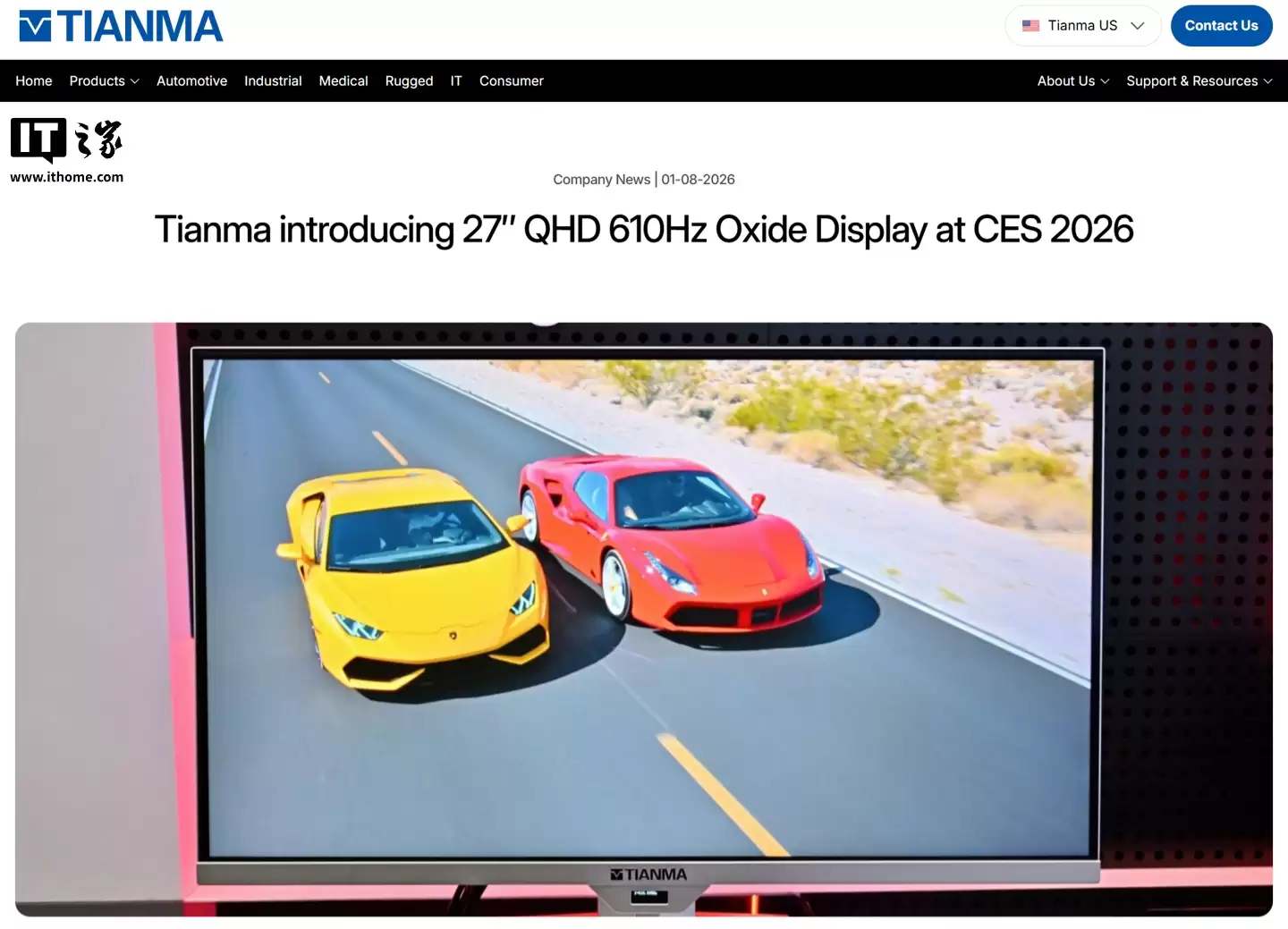 ����չʾ 27 Ӣ�� Oxide TFT-LCD ��Ļ��610Hz ˢ���ʡ�2560×1440 �ֱ���