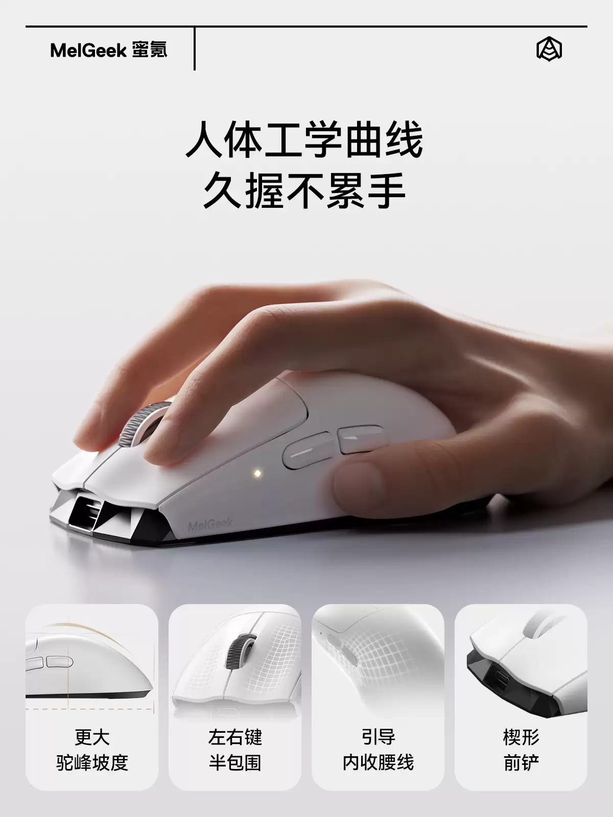 MelGeek �׿�����³˹������54L + PAW3950�������ο�ģ�� 49g