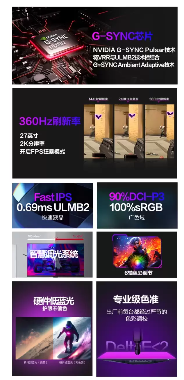 AOC �Ƴ� AG276QSG2 ��ʾ����27 Ӣ�� 2K 360Hz ����4999 Ԫ