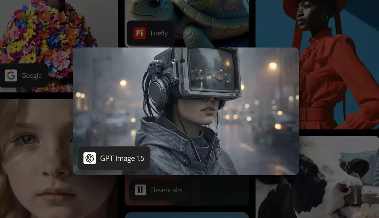 Adobe Firefly AI ����ƽ̨���� GPT-Image 1.5 ģ�ͣ������û� 1 �� 15 ��ǰ�ɲ���������ͼƬ