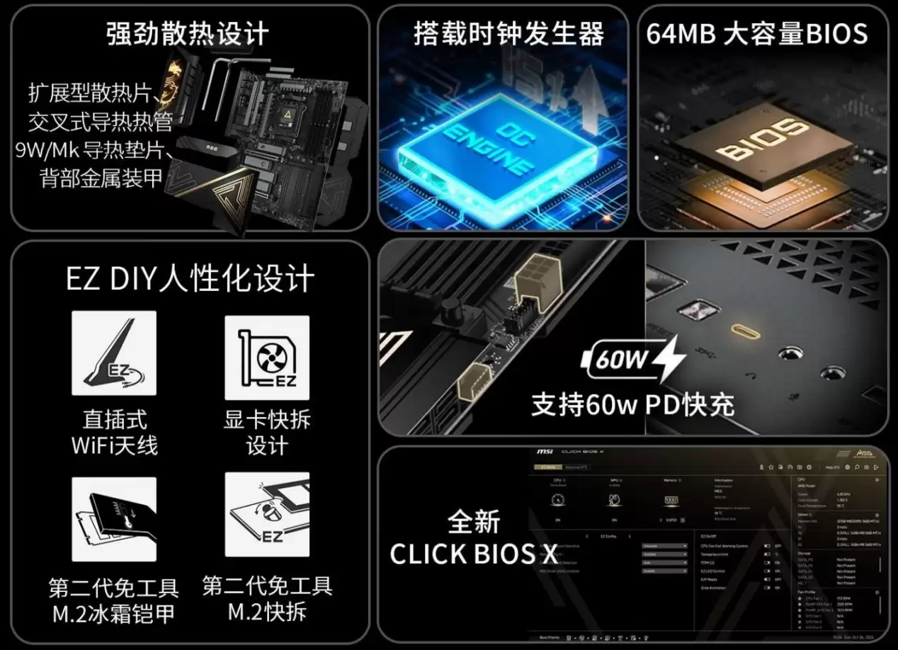 ΢��MAG X870E ACE MAXս�������׷�������AM5ƽ̨�±��