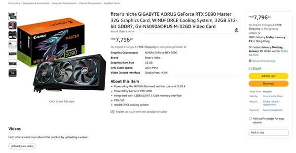 ���RTX 5090ƭ�֣��������ұ������������