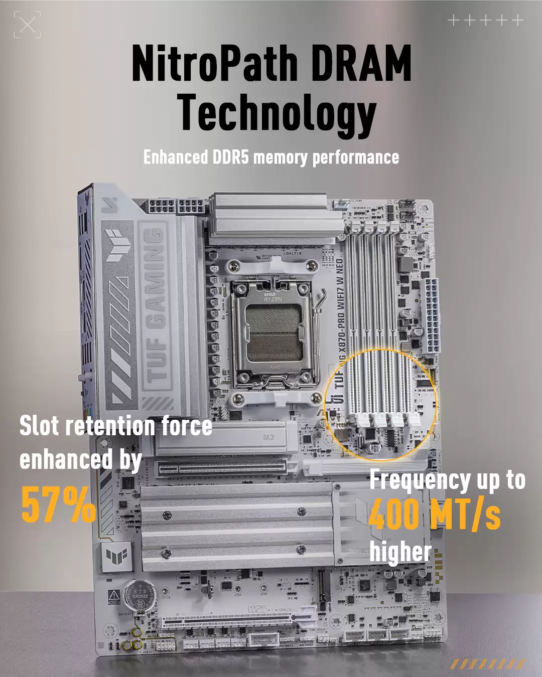 ��˶��TUF GAMING X870-PRO WIFI7 W NEO ����ͬϵ���׷� NitroPath �ڴ��Ż�����