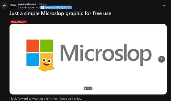 ΢��ǿ��AI����ŭ���û�ŭ��Microslop���Ƴ�������������