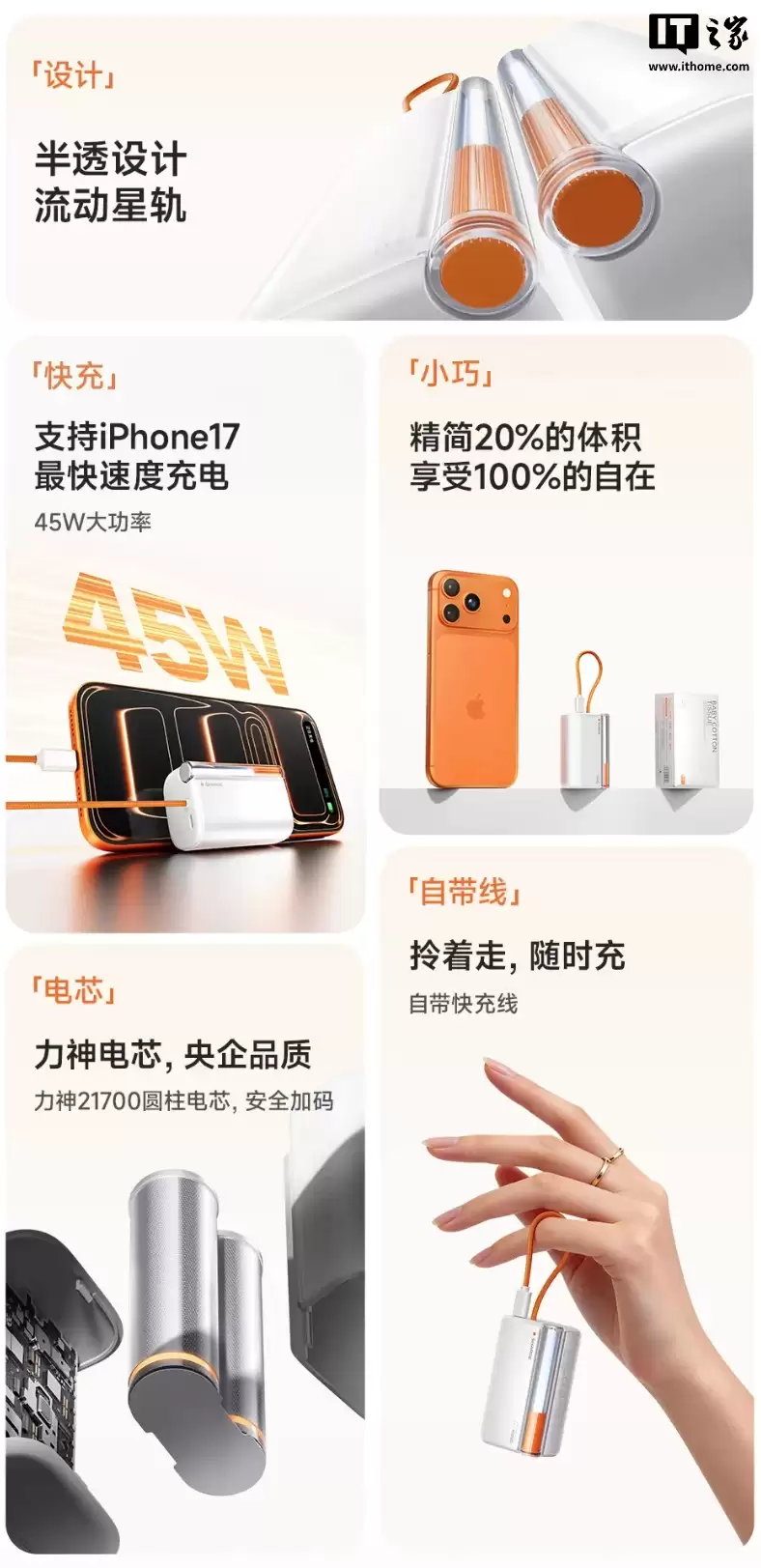 �������� Pro �ƶ���Դ������С�ɳߴ��Դ��ߡ�45W ��磬239 Ԫ