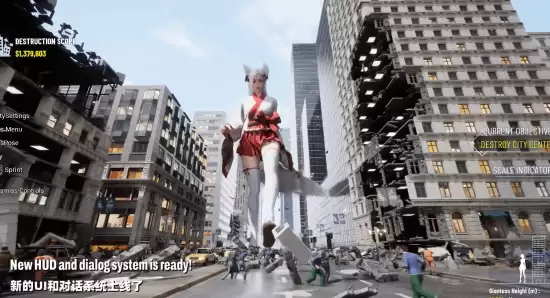 GiantessPlayground���£�ȫ��HUD��Ի�ϵͳ����������������