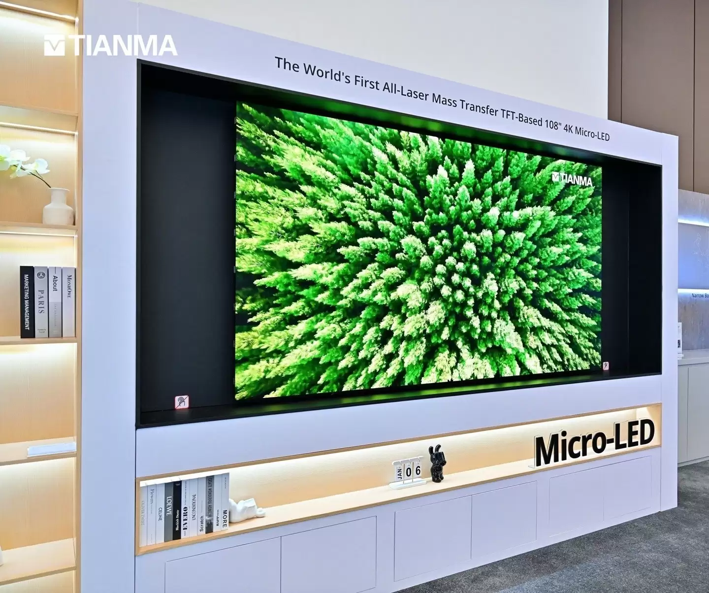 ��������ȫ���׿�108Ӣ�缤��ת��Micro LED��Ļ