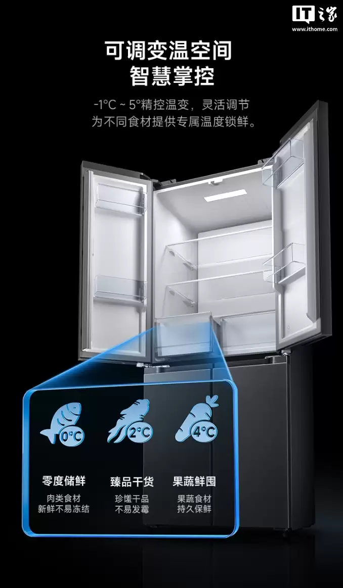 С���׼ұ��� ʮ�ֶԿ��� 430L 2026 ��������60cm ����������1699 Ԫ