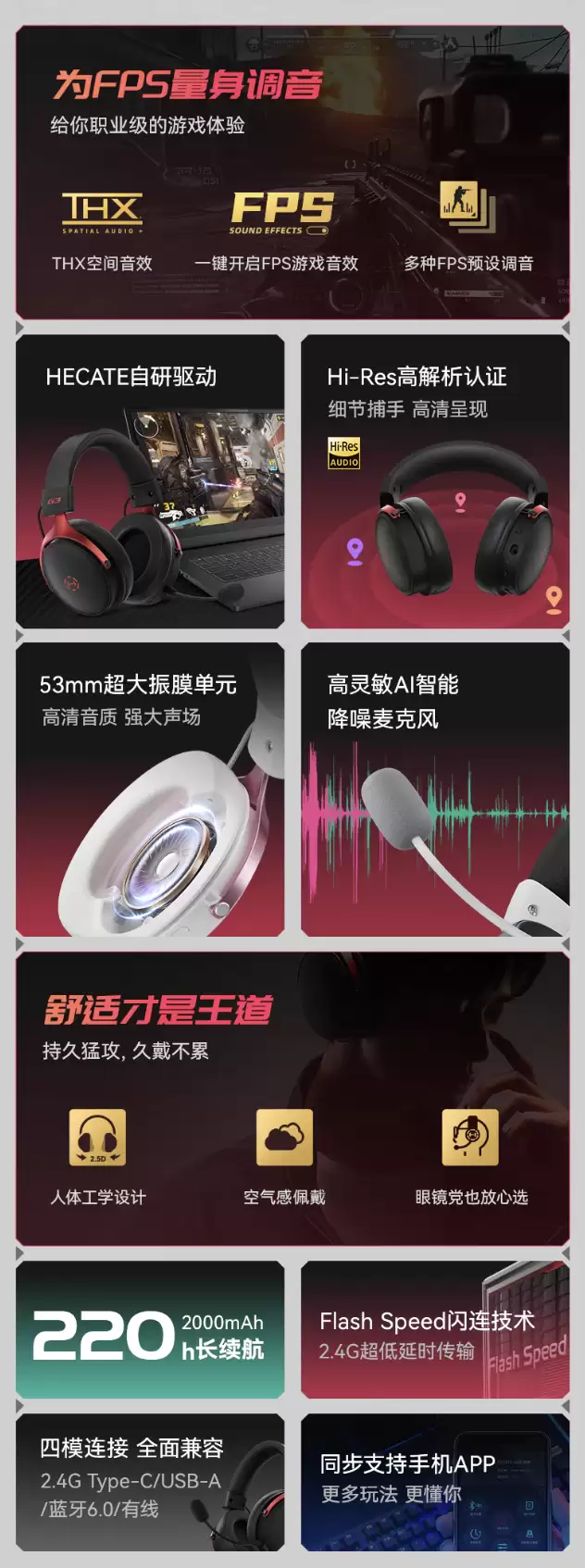 ������ HECATE G3 ���߰�ͷ��ʽ�����ϼܣ�THX �ռ���Ч��53mm ��Ȧ��349 Ԫ