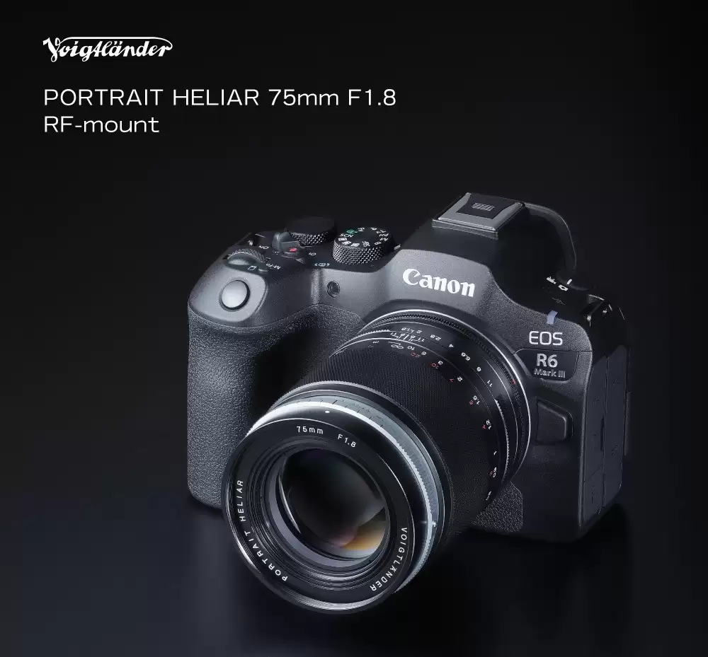 ���״��Ƴ� Portrait Heliar 75mm f/1.8 ȫ�����ֶ���ͷ���ɿ���ɢ�������� RF/Z/E ����