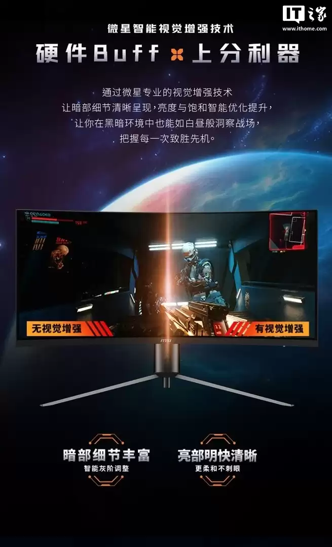 ΢���Ƴ����� MAG 345CQRF E20 ��ʾ����34 Ӣ��׼ 4K 240Hz VA ��壬1599 Ԫ