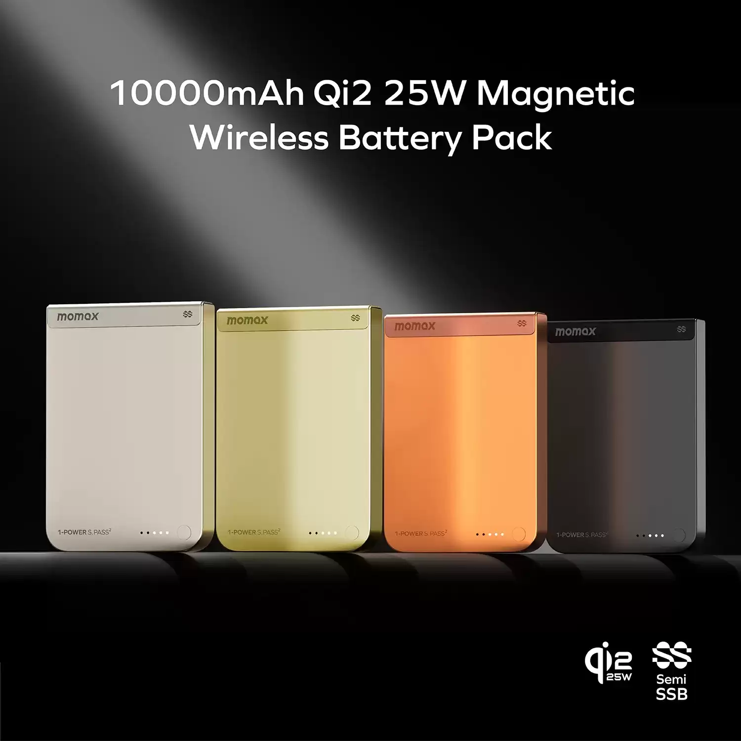 Ħ��ʿ�Ƴ� 10000mAh ���̬����ƶ���Դ��֧�� 25W Qi 2.2 ���߿��