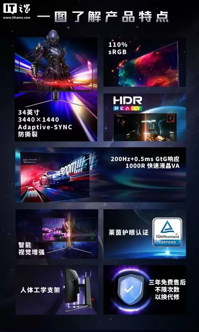 ΢���Ƴ����� MAG 345CQRF E20 ��ʾ����34 Ӣ��׼ 4K 240Hz VA ��壬1599 Ԫ