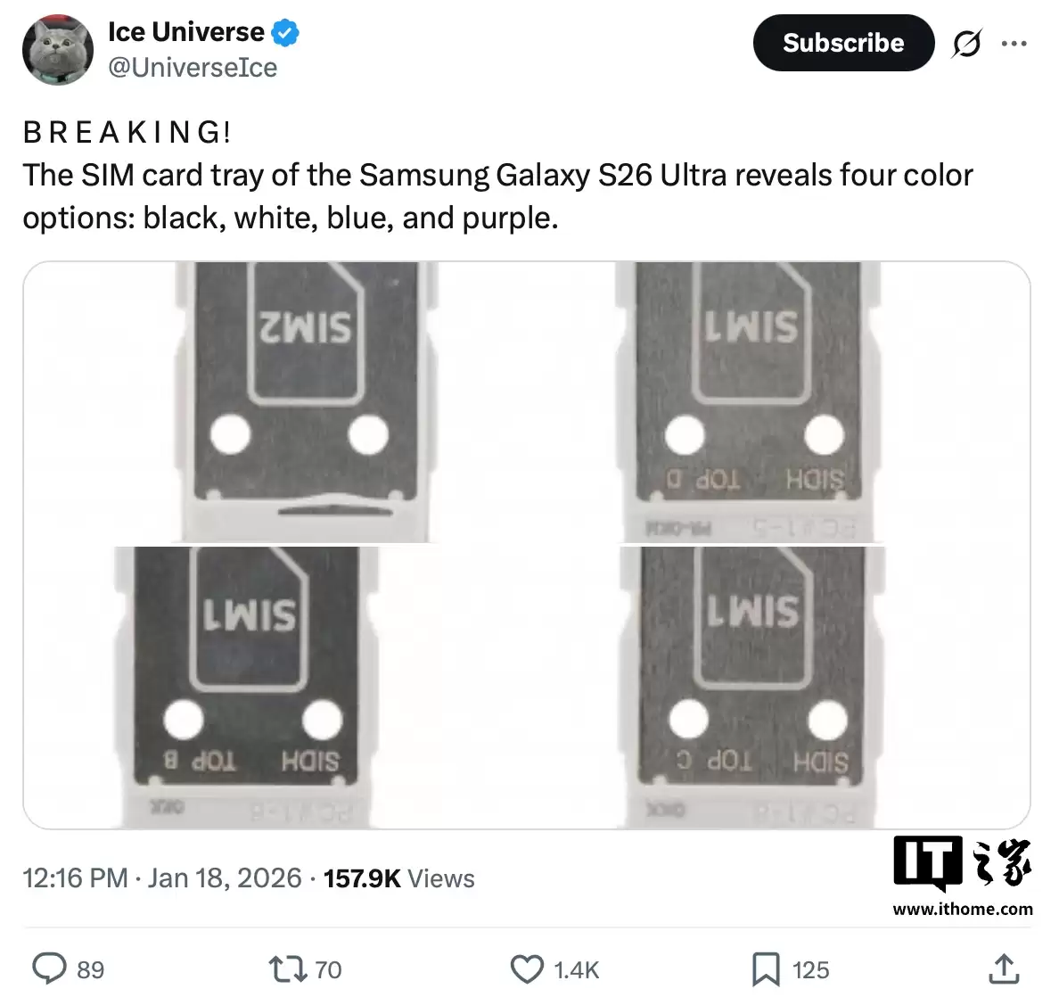 ���� Galaxy S26 Ultra �ֻ� SIM �����ع⣬�ṩ�ڰ�����������ɫ