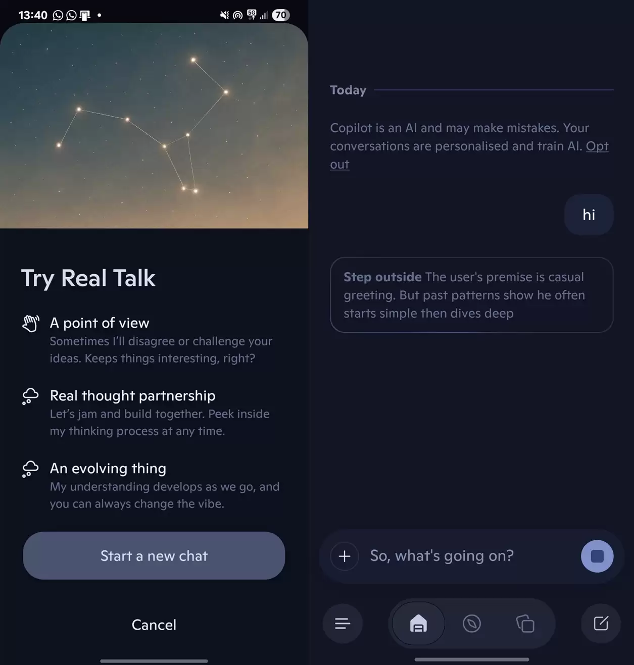 让 AI“说人话”:微软 Copilot 上线测试 Real Talk,真诚和你对话 让 AI“说人话”:微软 Copilot 上线测试 Real Talk,真诚和你对话