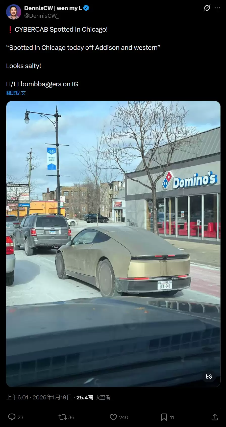 ��β����ͷ���Զ���ࣿ��˹�� Cybercab �Զ���ʻ���⳵����֥�Ӹ�