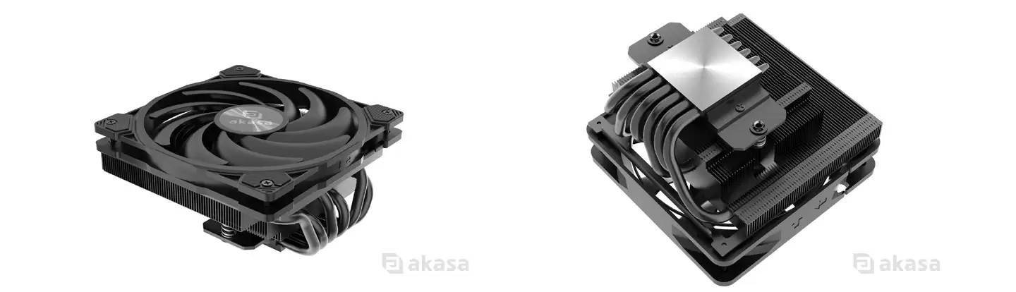 Akasa �Ƴ�������ѹʽ����ɢ������Ʒ��67.2~77.6mm������ 165W TDP ����