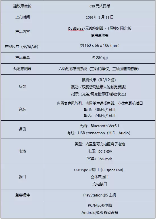 ���� PS5��ԭ���޶��� DualSense ���߿���������������639 Ԫ