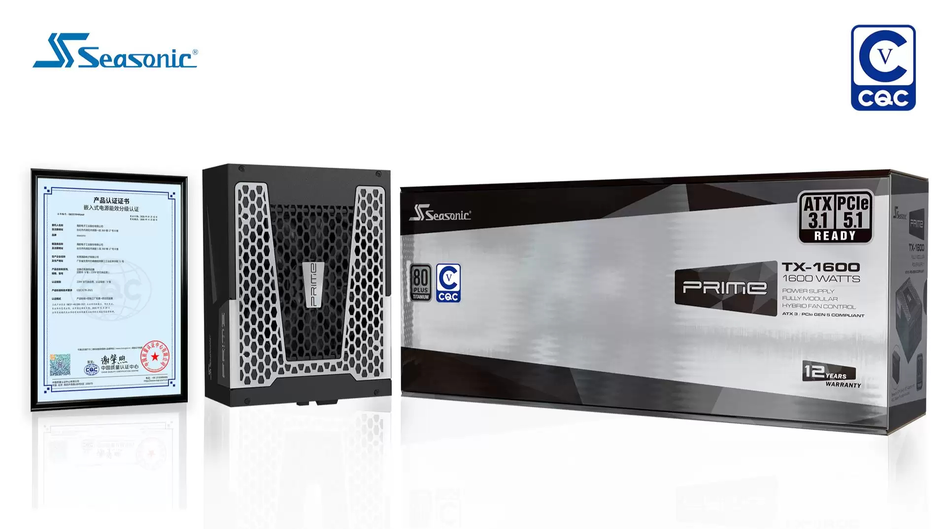 ���� PRIME TX-1600 ������۵�Դ�׷� CQC �弶��Ч��֤