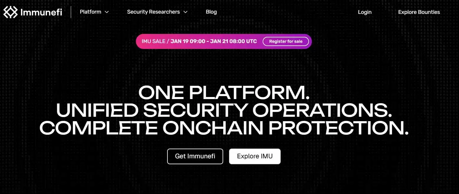 Immunefi (IMU) ����⣺��ȫƽ̨����ԭ������Ҿ���