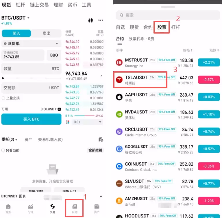 Bitget������USDT�������Ϲ�Ʊ�����̳̣����ɴ��Һͺ�Լ��