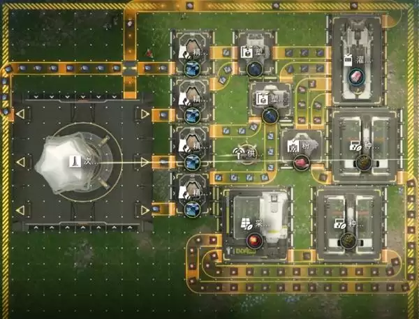 明日方舟终末地新手前期工业过渡蓝图分享 明日方舟终末地新手前期工业过渡蓝图分享
