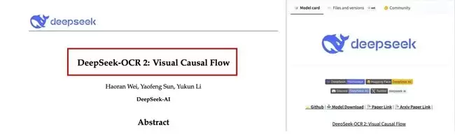 DeepSeek����OCR 2���״��Ӿ���������ƣ�������������ĵ�ʶ�𾫶�