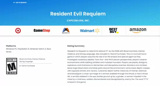 ����Σ��9����������ESRB M��������2026��2��27��ȫ����