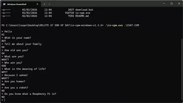 1976��Z80������ʵ��40KB�����Ի�AI��ͻ�Ƴ�����ԴAI�����Ա߽�