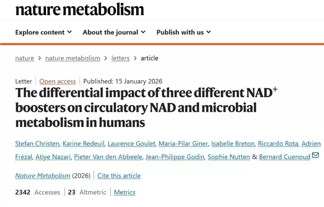 NAD+�������ѡ��Nam��NR��NMN���ǣ�