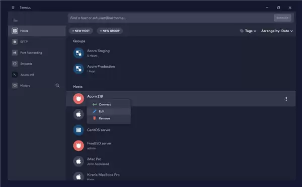 《termius》使用教程 《termius》使用教程
