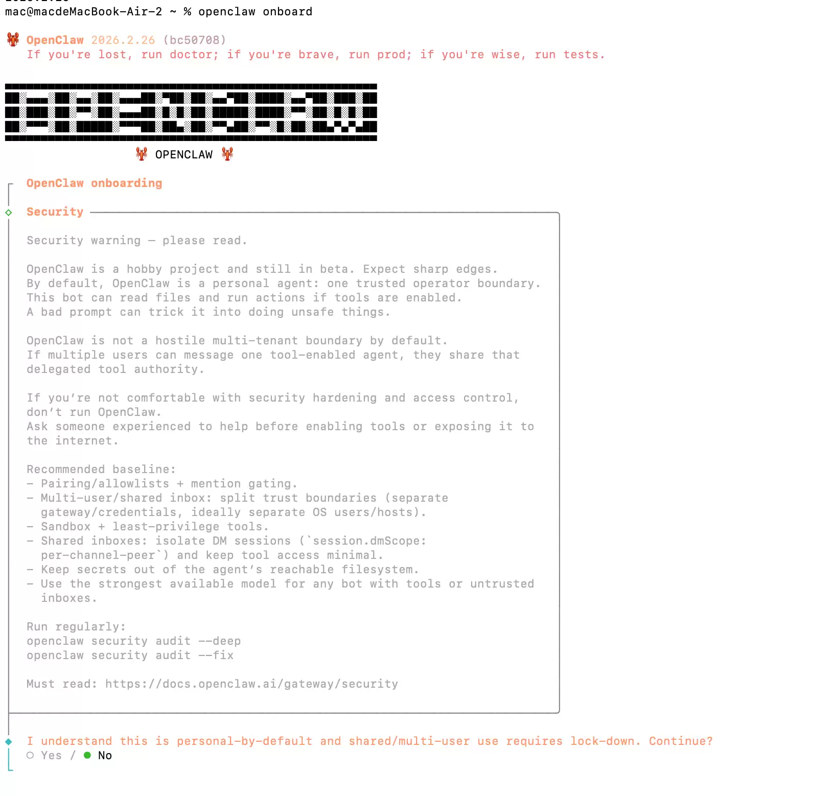 Mac��ΰ�װopenclaw