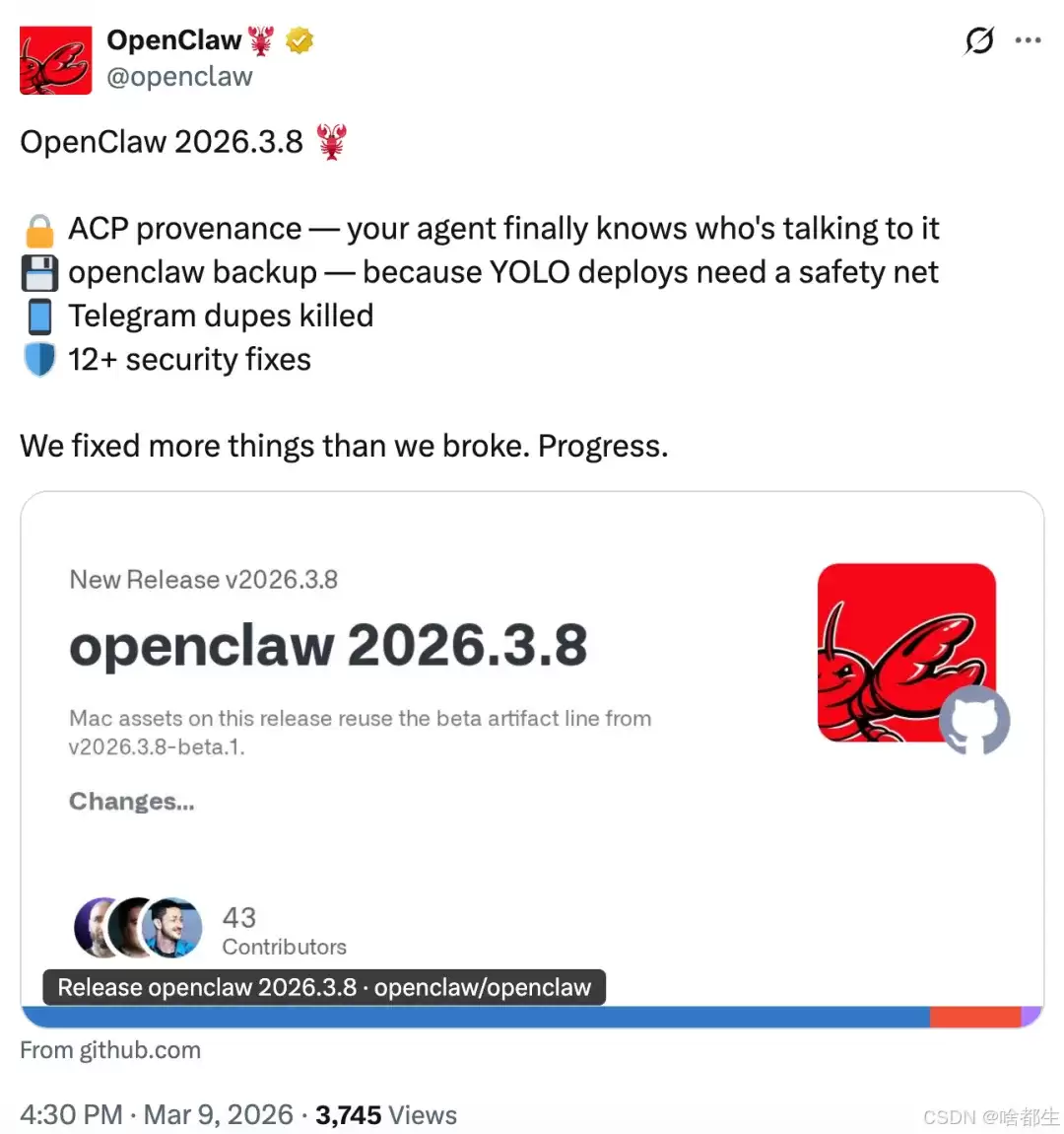 �����ˣ����ڴ󳧷׷��Ƴ�һ������OpenClaw