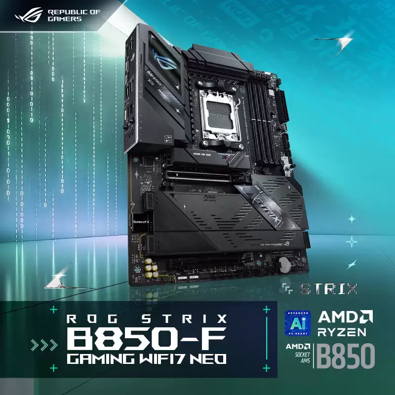 ��˶ ROG STRIX B850-F GAMING WIFI7 NEO �������У�2499 Ԫ
