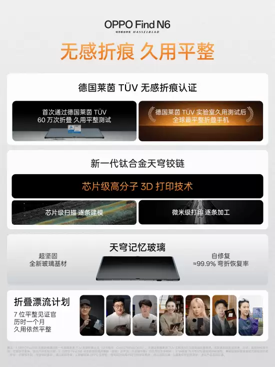 全球首发无感折痕屏!OPPO Find N6发布:9999元起 全球首发无感折痕屏!OPPO Find N6发布:9999元起